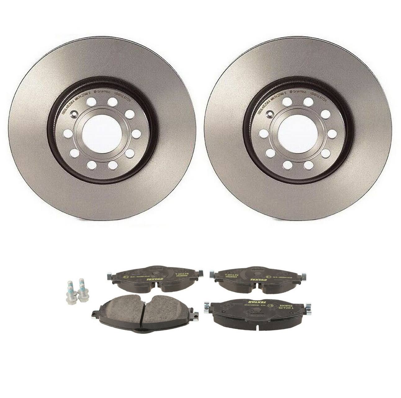 Disc Brake Pad and Rotor Kit Front Textar 4352234KIT